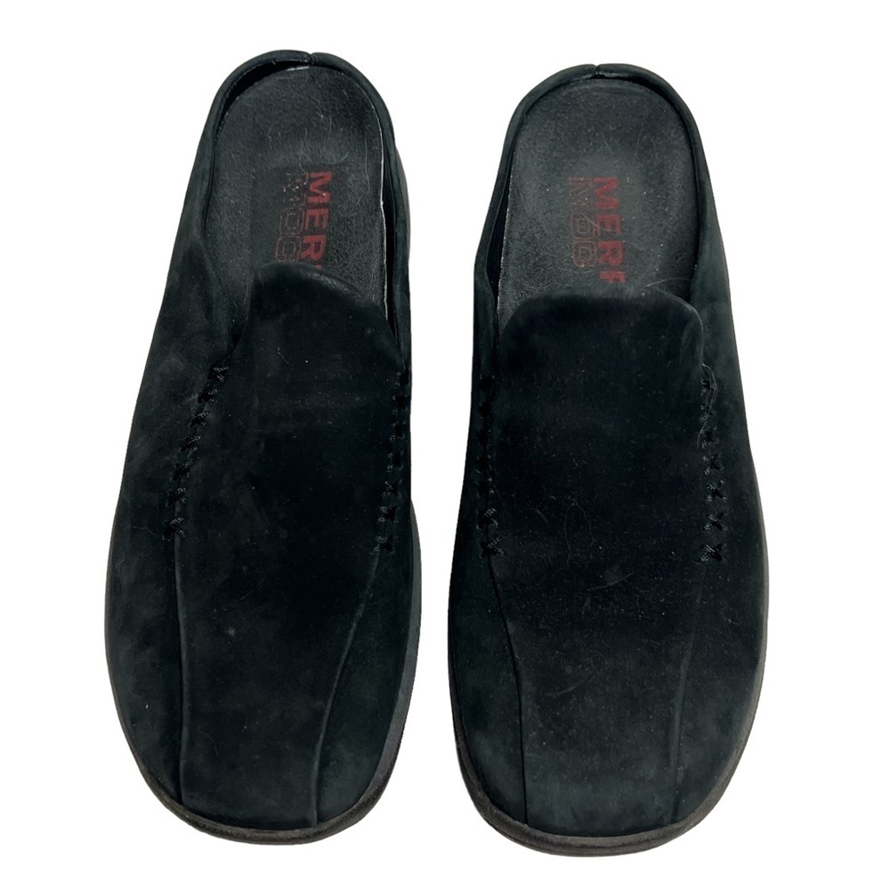 Merrell Jungle Primo Performance Footware Slip on Clog Mule Black Suede Size 7.5